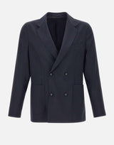 Blazer "Leon cotton Seersucker" S25MTLG403R DARKNAVY OFFICINE GENERALE