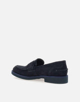 Mocassini "Velour" in camoscio LM10342CR VELURNAVY DUCA DEGLI ABRUZZI