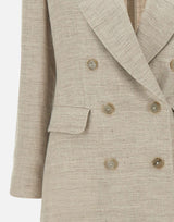 Blazer "Alfa" in lino 2513041042200 002 MARELLA