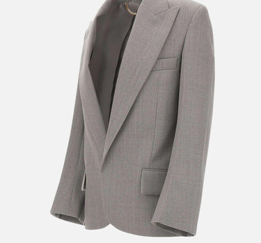 "Sculptural Sleeve Jacket" 1425WJK006630B LTMELANGE VICTORIA BECKHAM