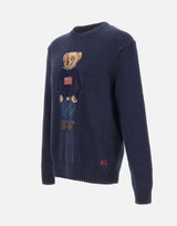 Maglia Polo Bear in lino e cotone 710946137 001 POLO RALPH LAUREN