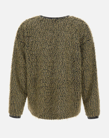 Maglia bouclè in lurex G864Z000463N 001 ELENA MIRO'