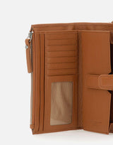 Portafoglio in pelle PFWBW13754 CARAMELLO GIANNI CHIARINI