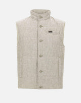 Gilet in tela di lino NAM20500560WZF C205 FAY