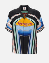 "Graphic mountain shirt" MPF25SH003 06 CASABLANCA