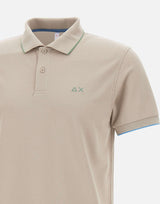 "Small stripes on collar polo" A35110 98 SUN68