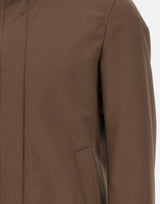 Parka con colletto pelliccia sintetica IM000370U 127308010 HERNO