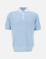 Polo in crepe di cotone PL1MC CR14P800 FILIPPO DE LAURENTIIS