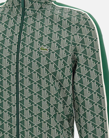 Felpa in jacquard con zip Paris SH1368 D1R LACOSTE