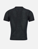 "Signature contrast t-shirt" 125JTS017JS0069 9999 COURREGES