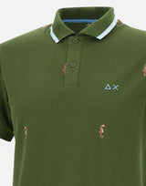 "Full embroidery polo" A35128 37 SUN68