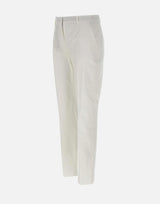 Pantaloni "David" in gabardina di cotone 2516131022600 001 MAX MARA STUDIO
