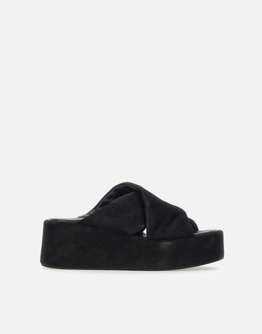 Sandalo "Velour" A5854LOLIE NERO STRATEGIA