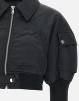 Giubbino in nylon lucido VAQ09J008 BLACK1 VAQUERA