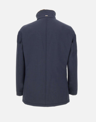 Parka con colletto pelliccia sintetica IM000370U 127309200 HERNO