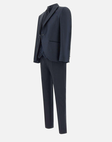 Completo cerimonia "10G112C4B"  tre pezzi più accessorio 10G112C4B 1012800BLU PISCONTI