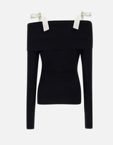 Maglia "Off shoulder strap" 113540 100 ROTATE BIRGER CHRISTENSEN
