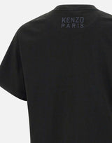 T-shirt "Gots happy tiger" in cotone FF55TS5264SI 99J KENZO PARIS
