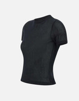 "Signature contrast t-shirt" 125JTS017JS0069 9999 COURREGES