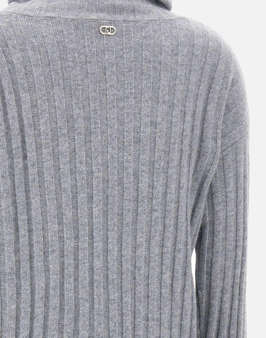 Abito in lana e cashmere CF5317MS019 02056 LIU-JO