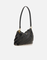 "Shoulder Clutch Calf" 24ASS0486CLF201 P001 RABANNE