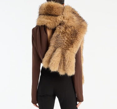 "Faux Fur Scarf" 115057 1753 ROTATE BIRGER CHRISTENSEN