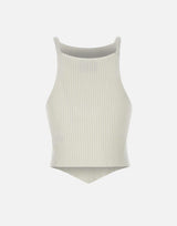 "Signature point rib knit" VESMTO042FI0001 0001 COURREGES