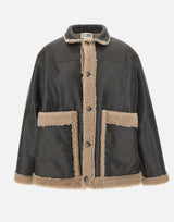 Giacca in pelle d'agnello SH0AM0063 M07010961 MM6 MAISON MARGIELA