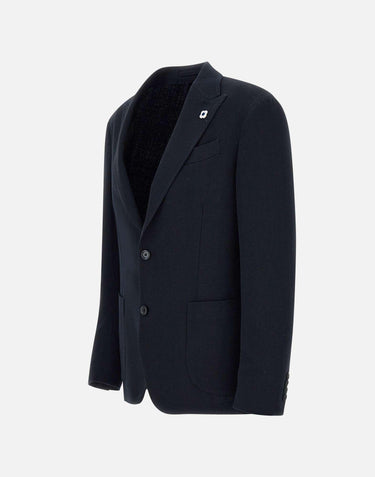 Blazer  in lana e cotone EP6014AE EPAD60502850 LARDINI
