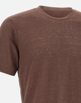 T-shirt in lino DK87123 MORO DIKTAT