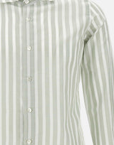 Camicia in cotone e lino K75CAMK01 TES0K1560701 ELEVENTY