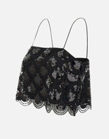 "Sequins crop top" 113669 100 ROTATE BIRGER CHRISTENSEN