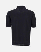 Polo in crepe di cotone PL1MC CR14T990 FILIPPO DE LAURENTIIS