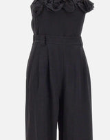 Jumpsuit in lino e viscosa QP5CO038 0001 KAOS