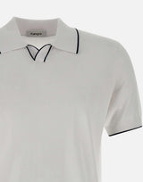 Polo in cotone e viscosa 100023 001 KANGRA