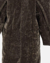 Cappotto con shearling DY002 BROWN JACQUES WEI