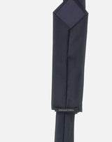 Cravatta in satin A10003U PER020BLU TAGLIATORE