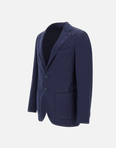 Blazer in misto cotone e mohair DS2538 GL797MFBTB78B SANTANIELLO