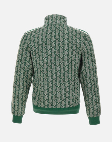 Felpa in jacquard con zip Paris SH1368 D1R LACOSTE