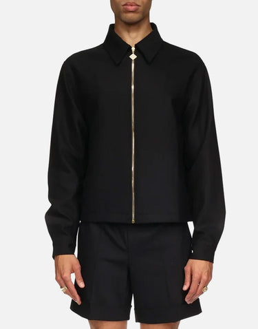 "Sports Tailoring Black Wool Jacket" MPF25JK425 01 CASABLANCA