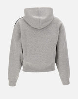 "Adicolor 3-Stripes Spacer Full-Zip Hoodie" JY2620 GREY ADIDAS