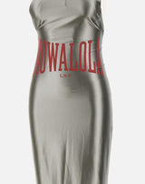 Abito in tessuto tecnico metallizzato MOSS24DR01898 316 MOWALOLA