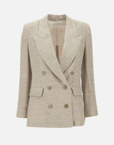 Blazer "Alfa" in lino 2513041042200 002 MARELLA