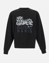 Felpa "Happy tiger" in cotone FF55SW2634MF 99J KENZO PARIS