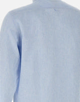 Camicia in lino e cotone CFWOSI0170 MRUT397731181 WOOLRICH