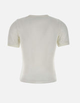 "Signature contrast t-shirt" 125JTS017JS0069 0001 COURREGES