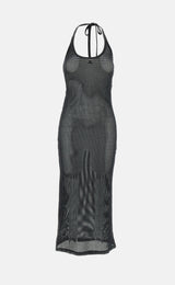 "Holistic mesh long dress" 225JRO625JS0119 9999 COURREGES