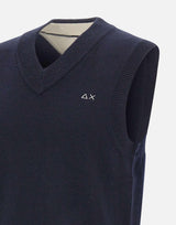 Gilet in morbida lana e cashmere K45115 07 SUN68