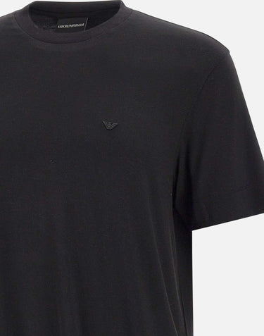 T-shirt in seta e modal EM002996 AF13721UC001 EMPORIO ARMANI