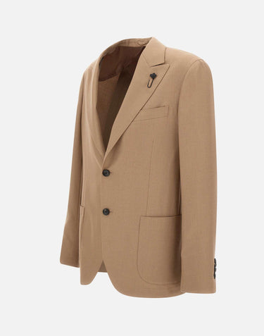 Blazer  in lana, seta e cashmere IV688AE IVSF63526300 LARDINI